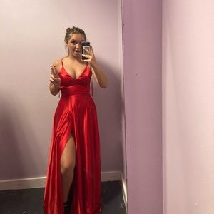 Red Prom dress!